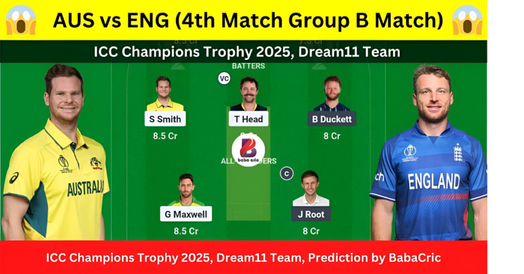 Australia and England 4th match Prediction