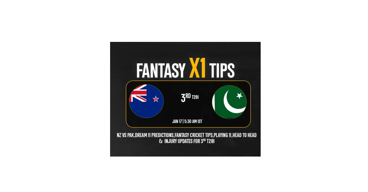 New Zealand vs Pakistan 3rd T20I Dream11 Prediction