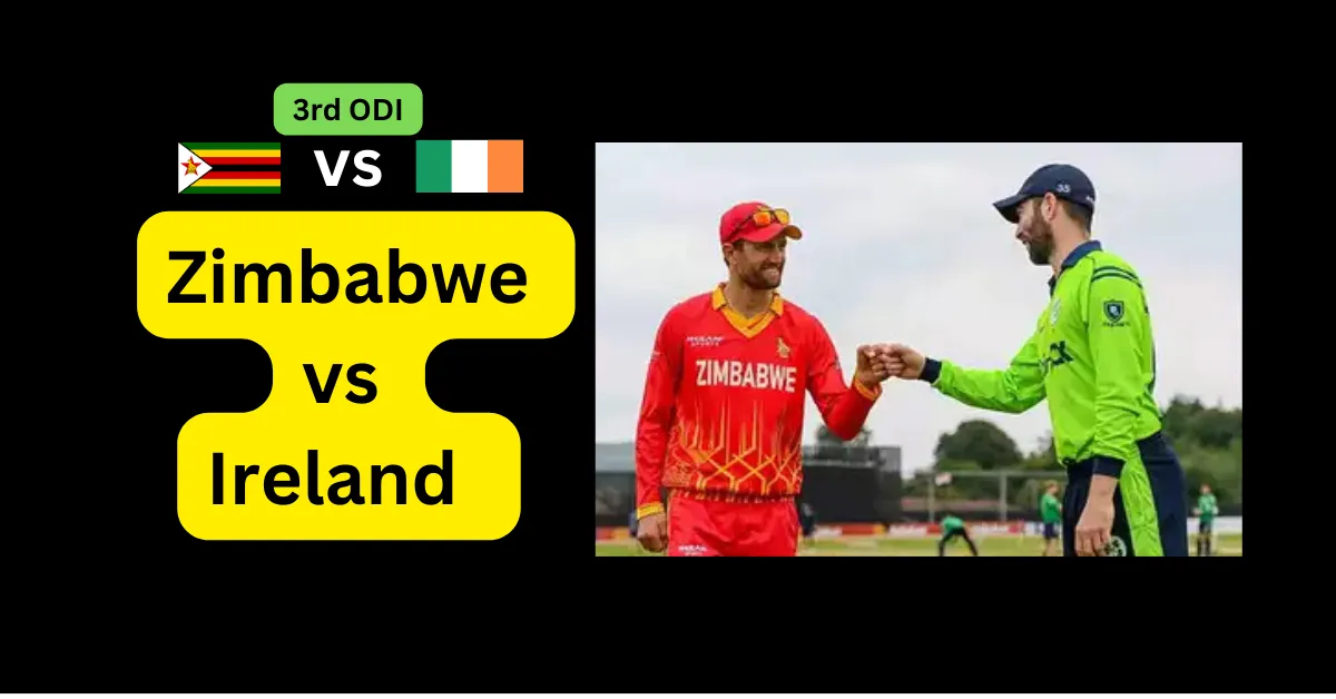 Zimbabwe vs Ireland 3rd ODI prediction